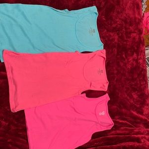 A 3 pack of woman’s tank tops that are perfect for summer or bedtime